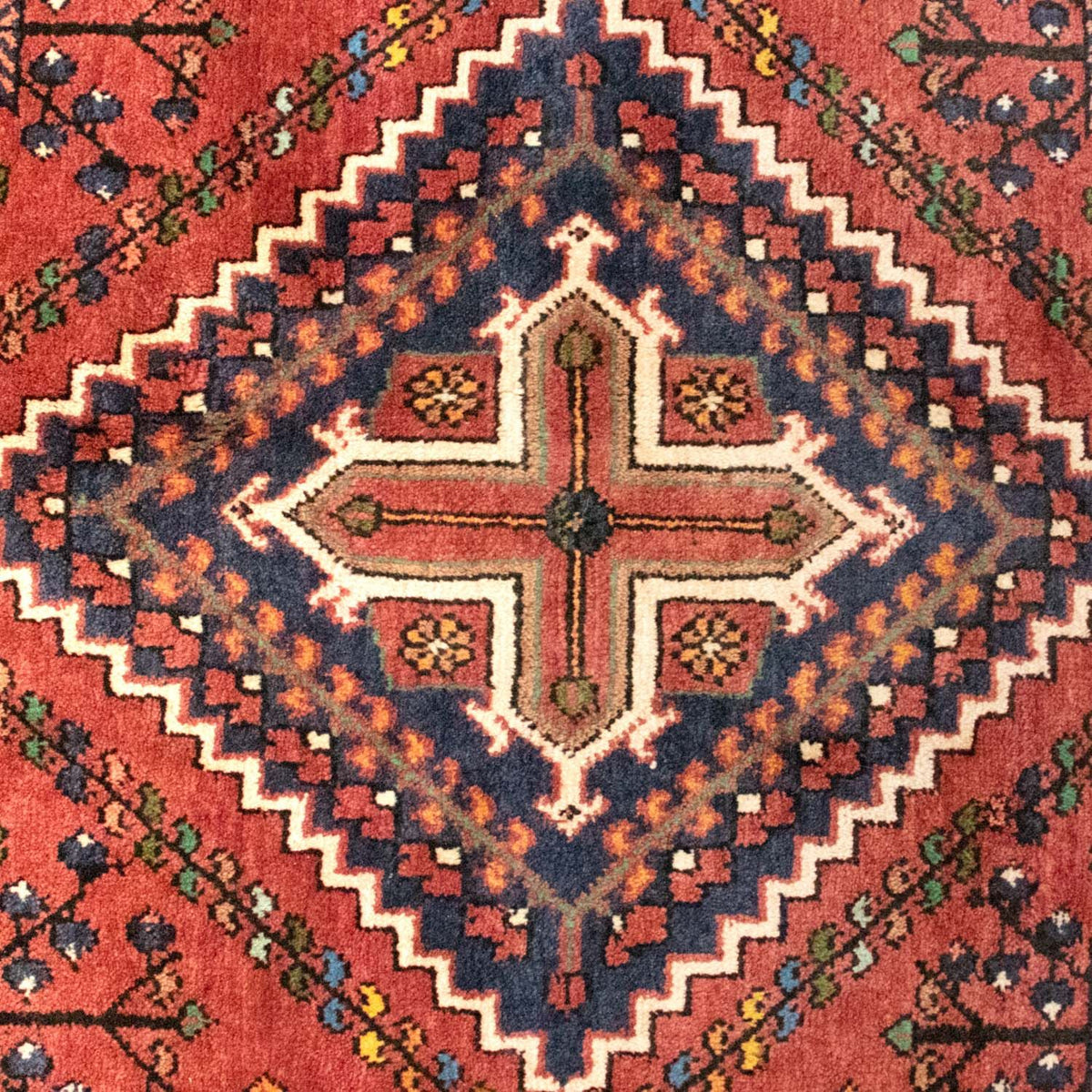 Tapis persan - Nomadic - 210 x 133 cm - rouge