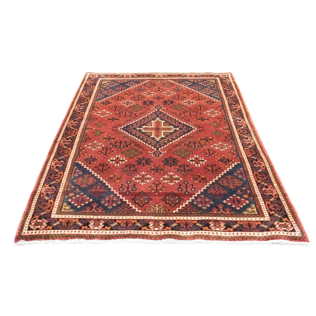 Tapis persan - Nomadic - 210 x 133 cm - rouge