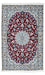 Tapis de couloir Tapis persan - Nain - Royal - 178 x 106 cm - rouge foncé