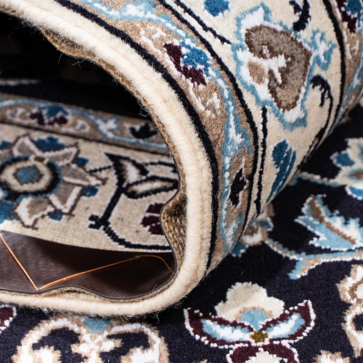 Tapis persan - Nain - Royal - 171 x 113 cm - beige