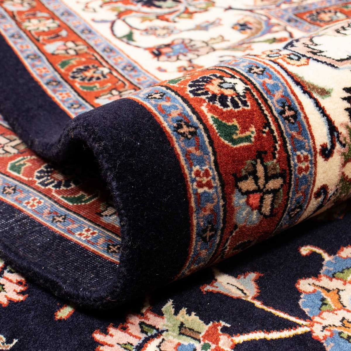 Tapis persan - Classique - 348 x 252 cm - bleu foncé