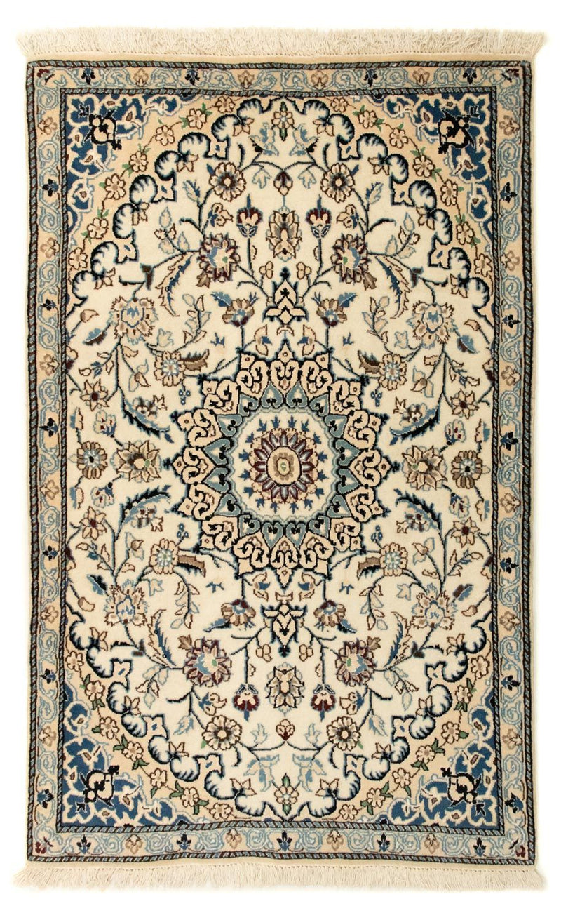 Tapis persan - Nain - Royal - 136 x 85 cm - beige
