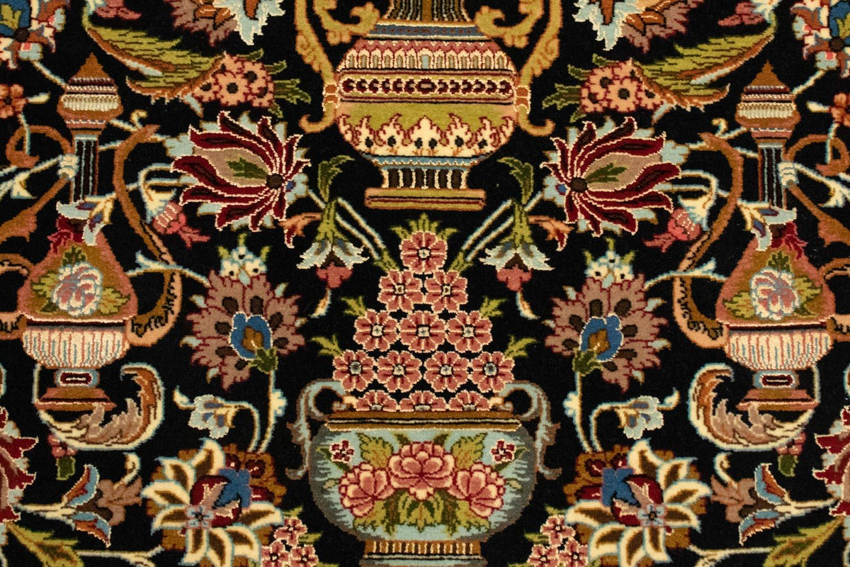Tapis persan - Ghom - 149 x 101 cm - noir