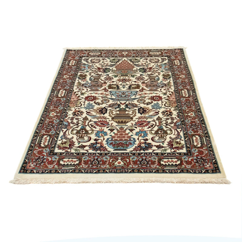 Tapis persan - Ghom - 154 x 102 cm - beige