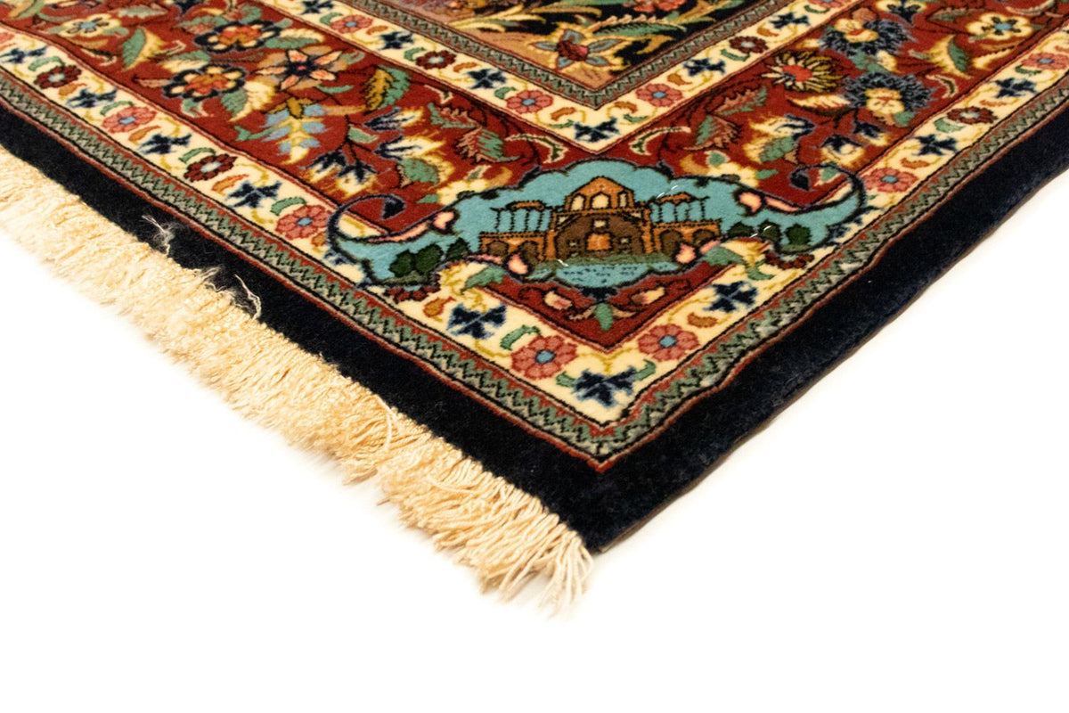 Tapis persan - Ghom - 153 x 102 cm - noir