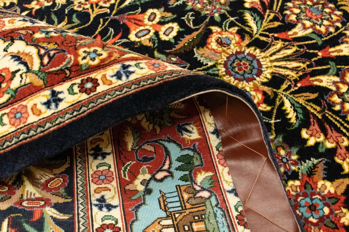 Tapis persan - Ghom - 153 x 102 cm - noir