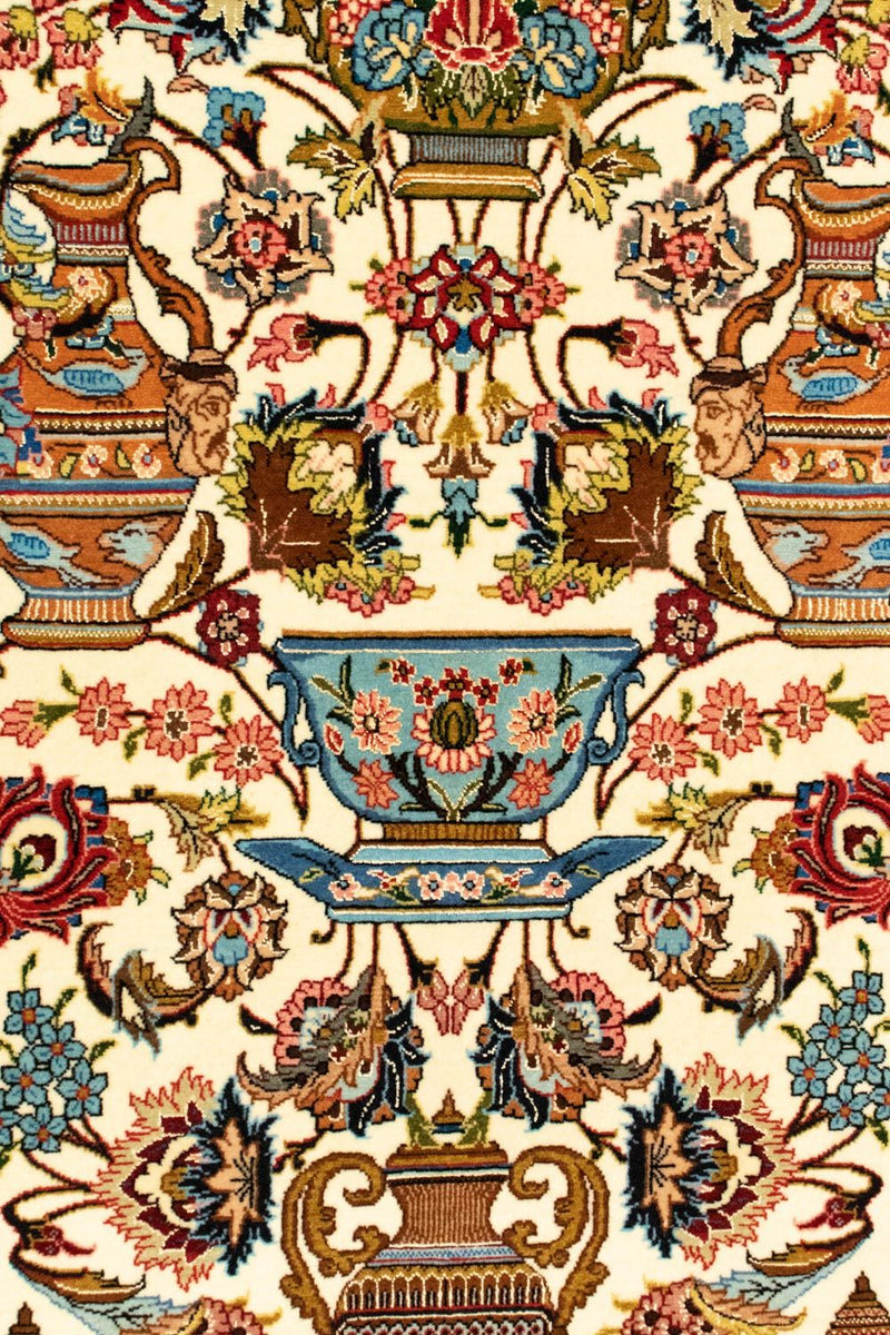 Tapis persan - Ghom - 152 x 101 cm - beige