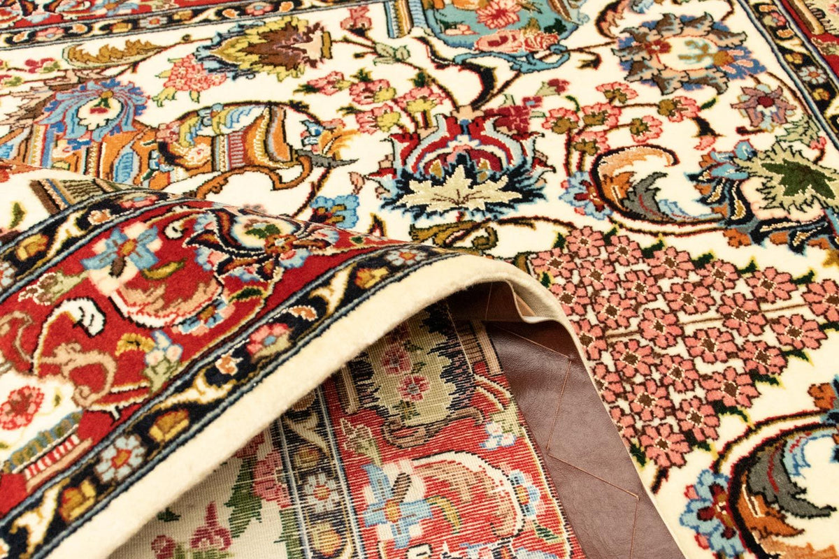 Tapis persan - Ghom - 152 x 101 cm - beige