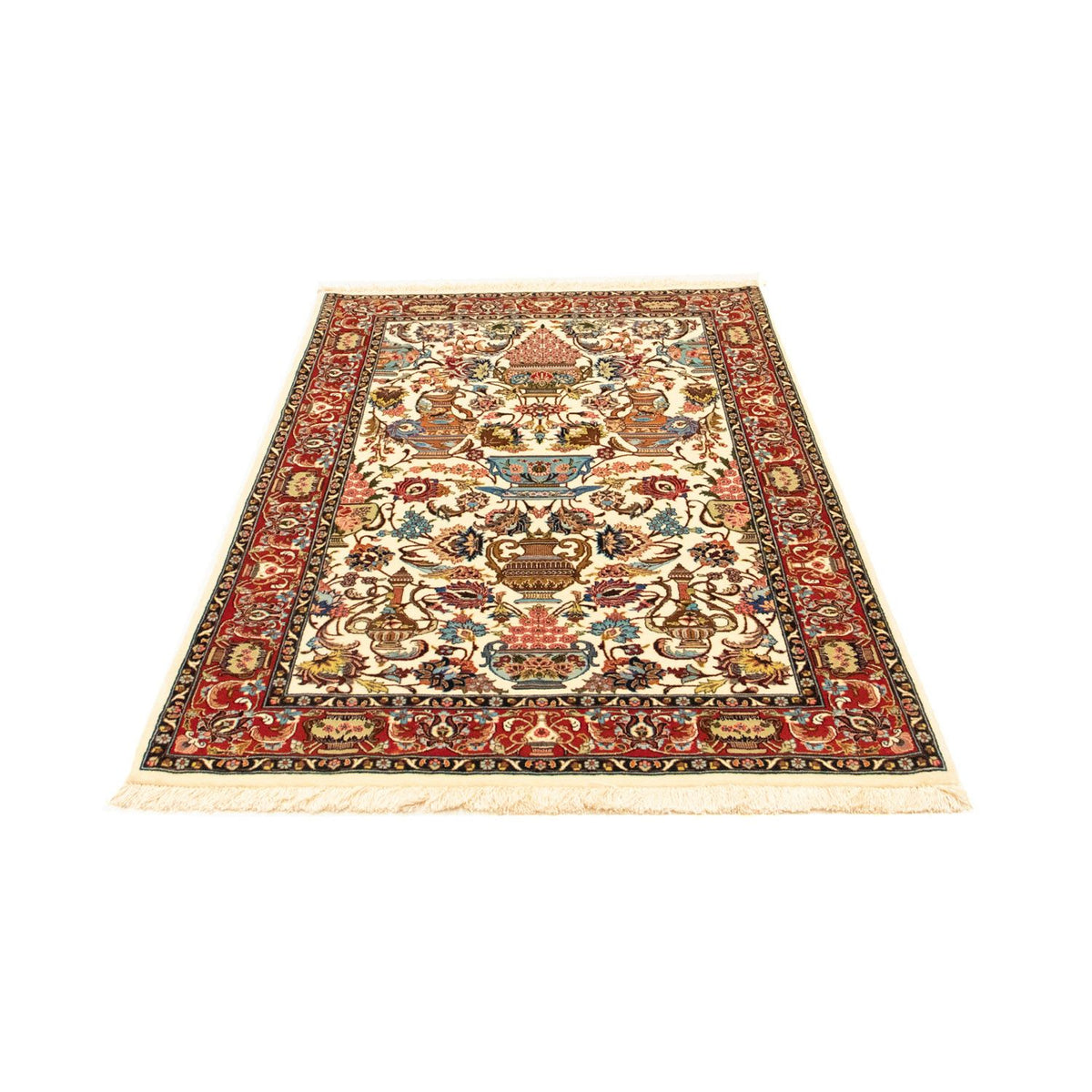 Tapis persan - Ghom - 152 x 101 cm - beige