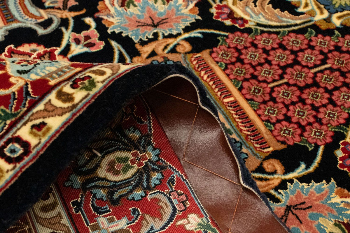 Tapis persan - Ghom - 148 x 99 cm - noir