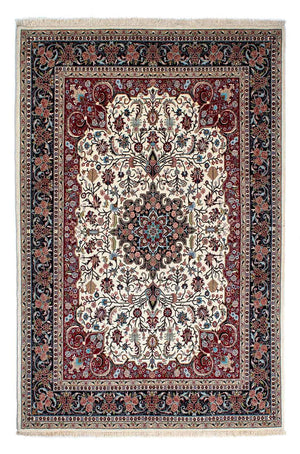 Tapis persan - Ghom - 210 x 139 cm - beige