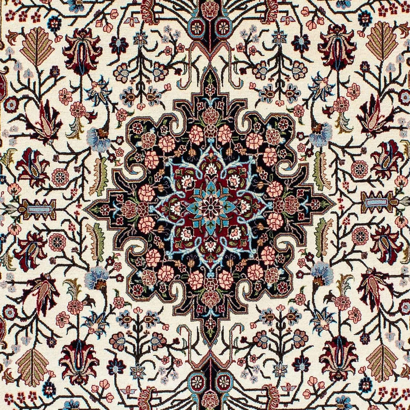 Tapis persan - Ghom - 210 x 139 cm - beige
