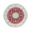 Tapis persan - Nain ronde  - 250 x 250 cm - rouge foncé