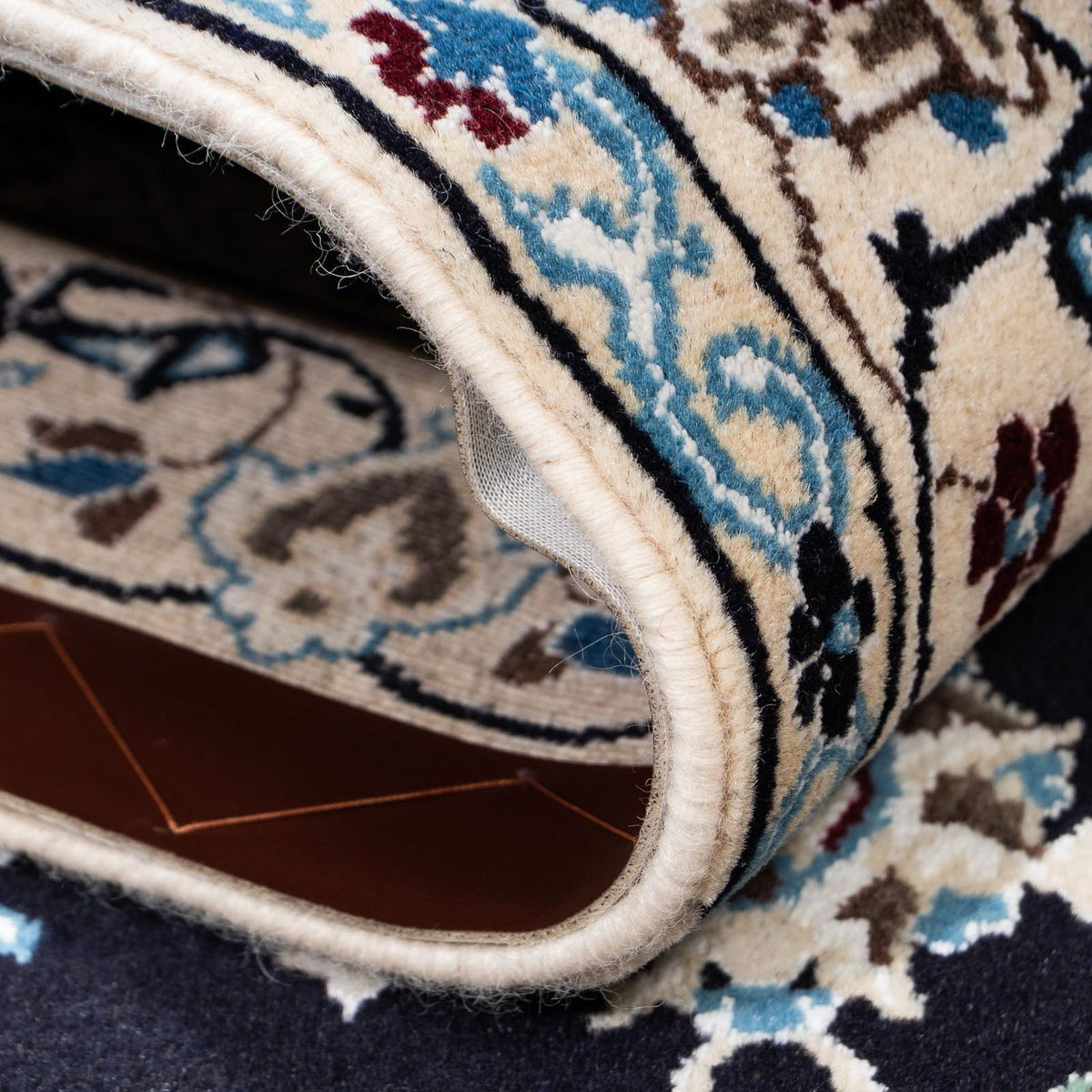 Tapis persan - Nain - 165 x 108 cm - beige