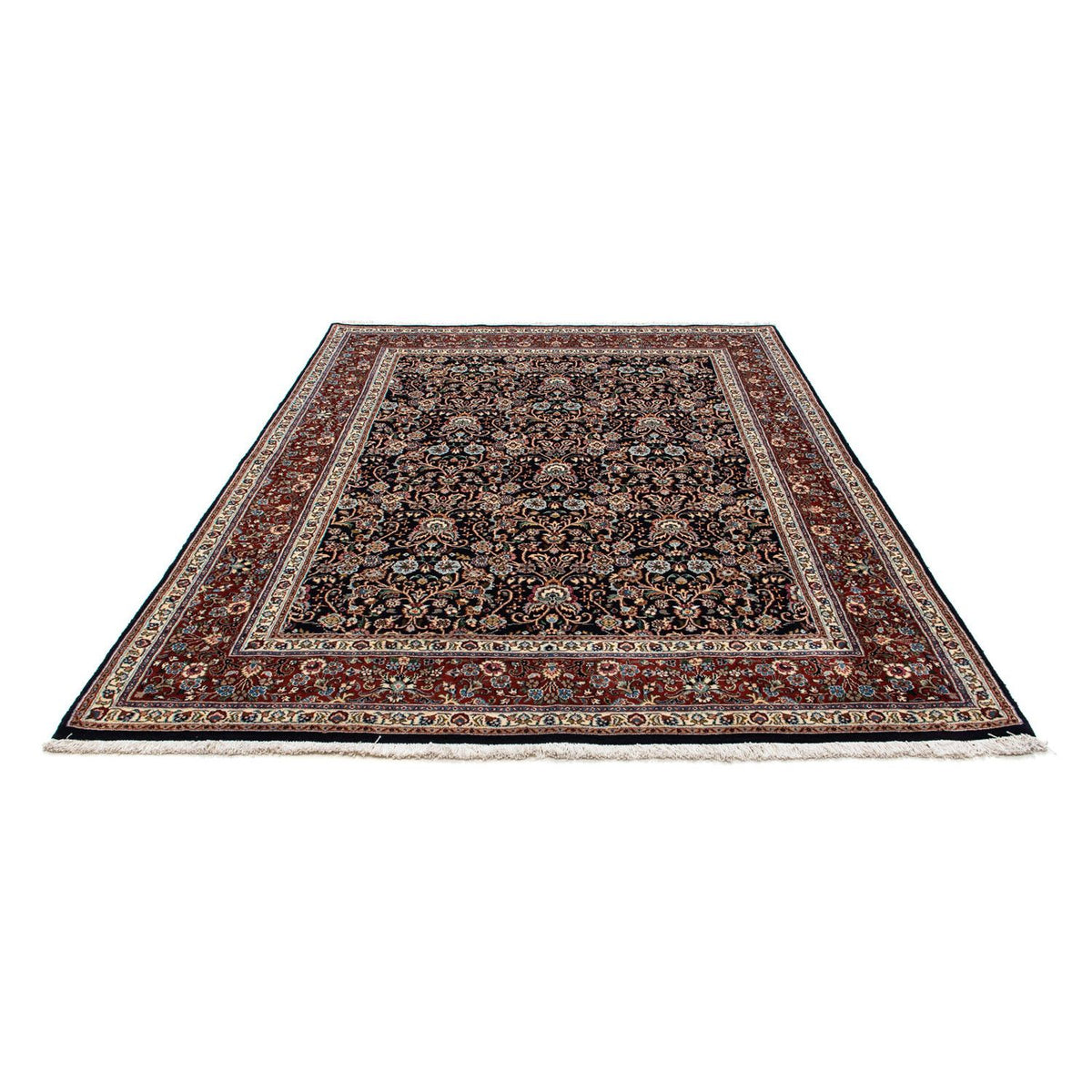 Tapis persan - Classique - 235 x 178 cm - bleu foncé