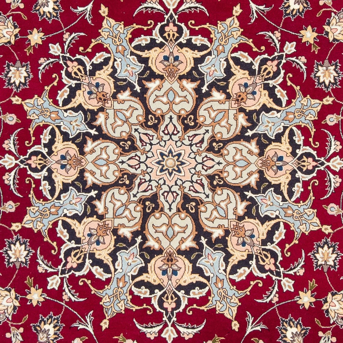 Tapis persan - Tabriz - Royal - 305 x 204 cm - rouge foncé