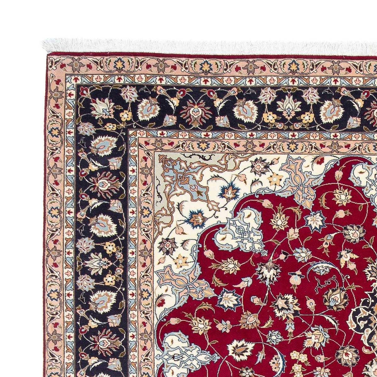 Tapis persan - Tabriz - Royal - 305 x 204 cm - rouge foncé
