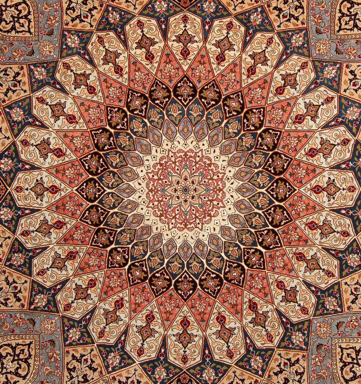 Tapis persan - Tabriz - Royal - 258 x 205 cm - marron clair