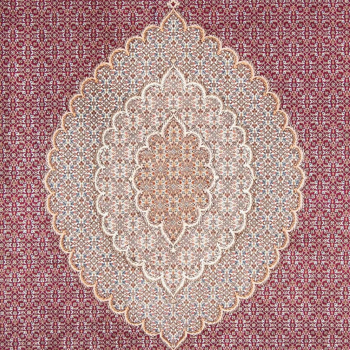 Tapis persan - Tabriz - 298 x 198 cm - rouge