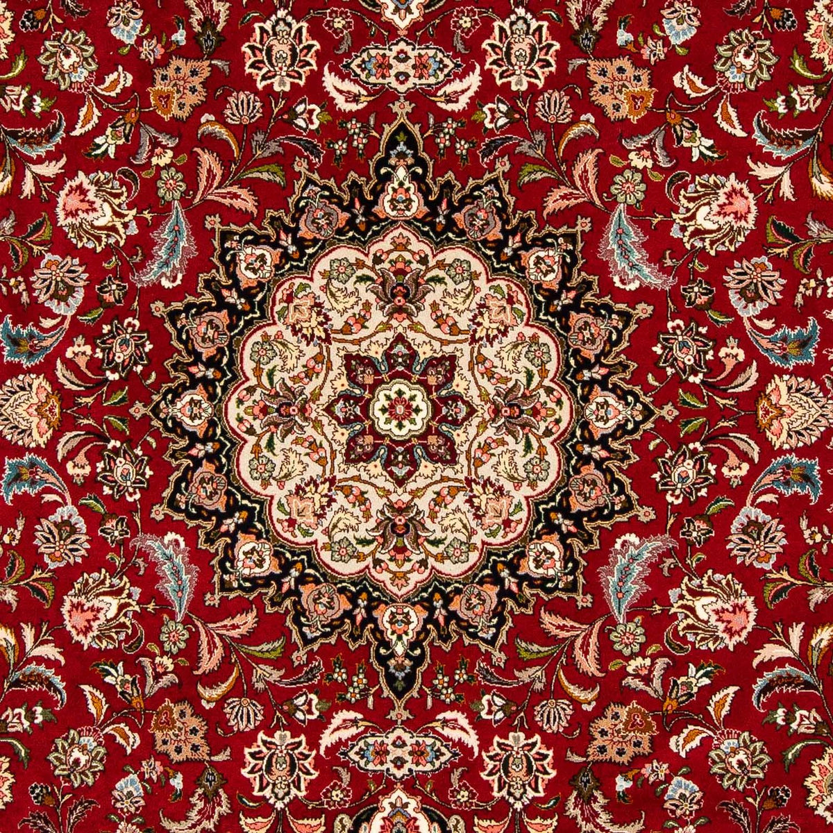 Tapis persan - Tabriz - Royal - 316 x 206 cm - rouge foncé