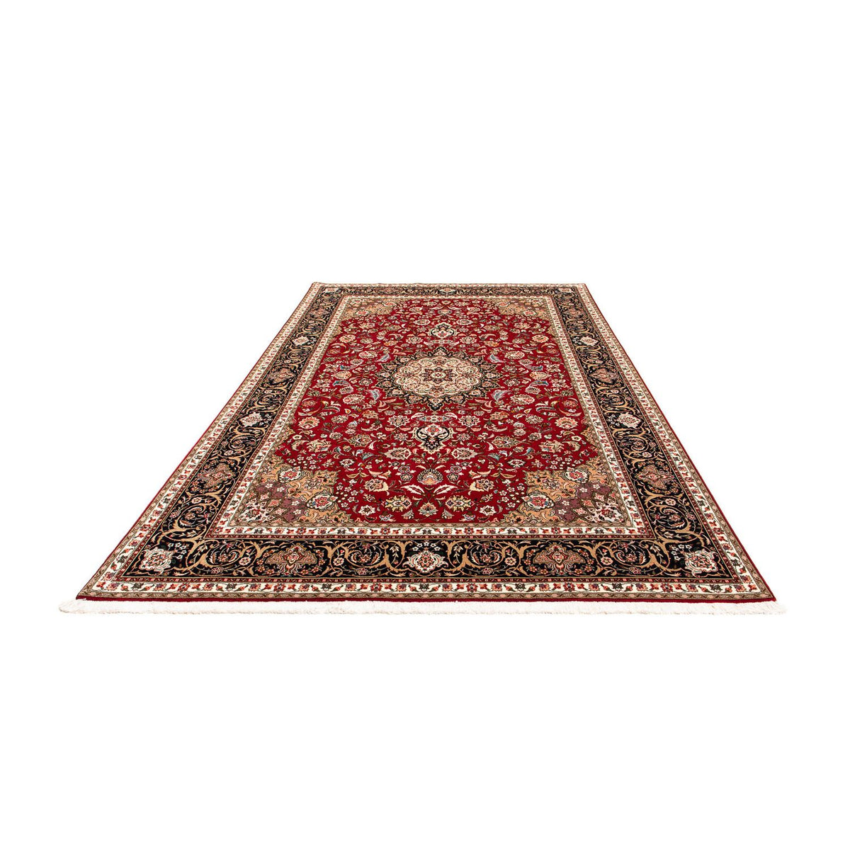 Tapis persan - Tabriz - Royal - 316 x 206 cm - rouge foncé