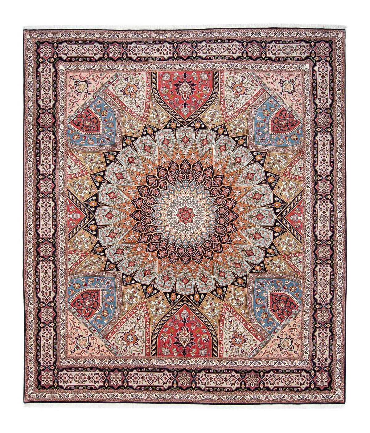 Tapis persan - Tabriz - Royal - 304 x 253 cm - multicolore