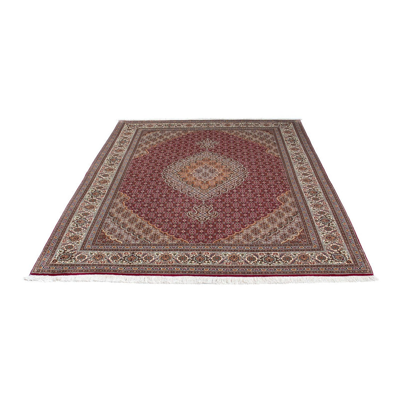 Tapis persan - Tabriz - 192 x 155 cm - rouge clair