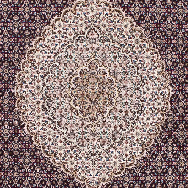 Tapis persan - Tabriz - 205 x 156 cm - marron clair