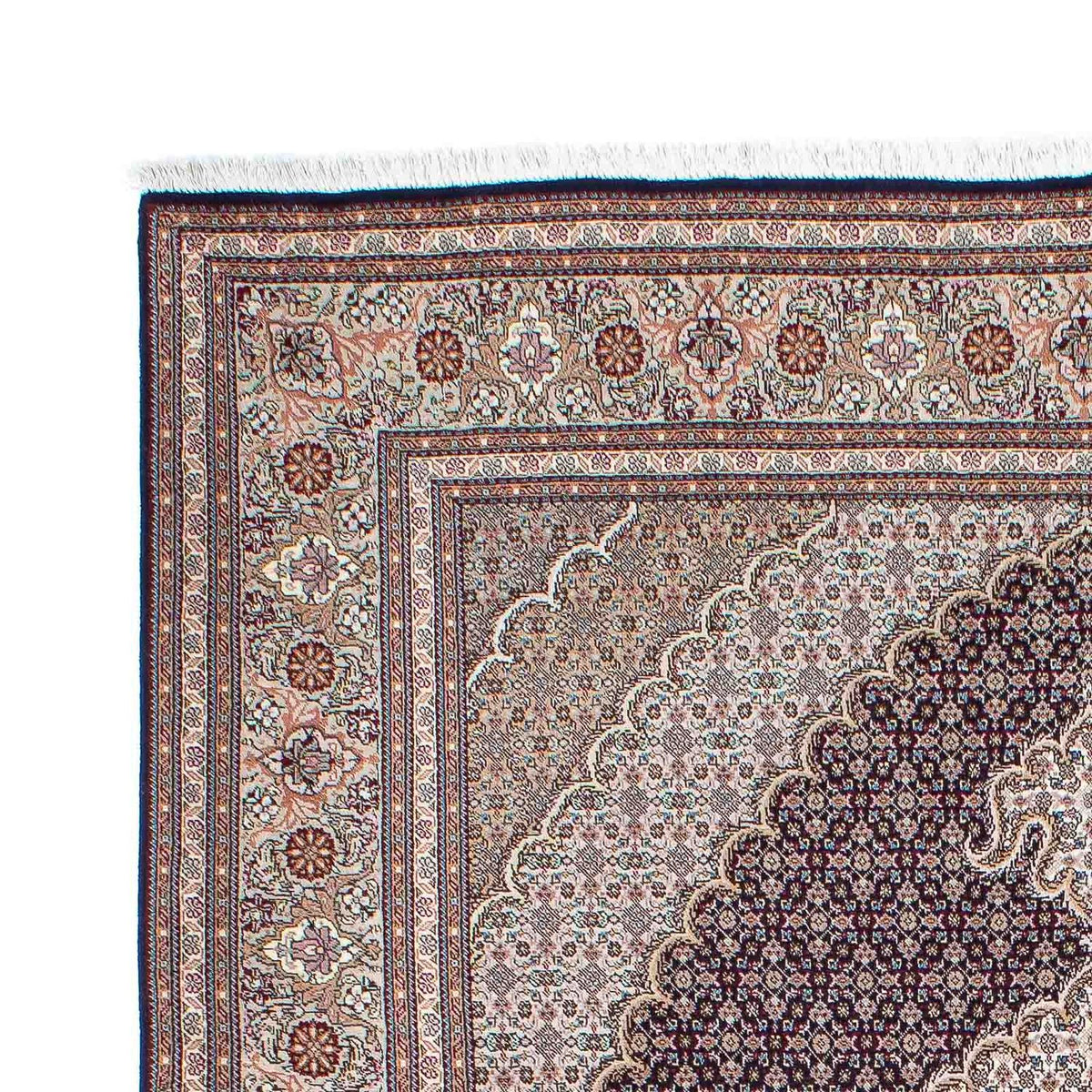 Tapis persan - Tabriz - 205 x 156 cm - marron clair