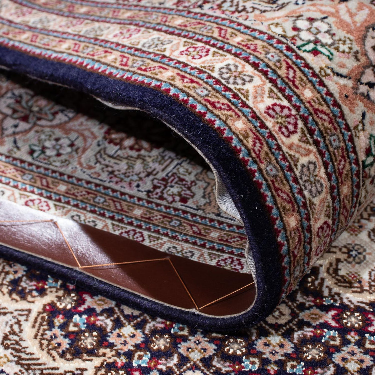 Tapis persan - Tabriz - 205 x 156 cm - marron clair