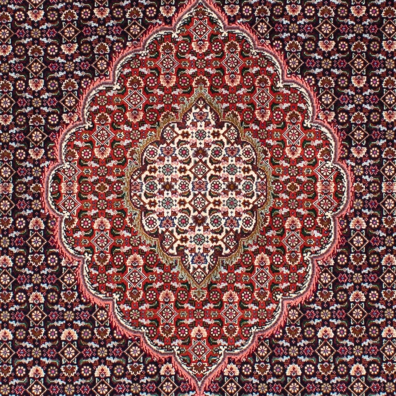 Tapis persan - Tabriz - 194 x 154 cm - marron clair