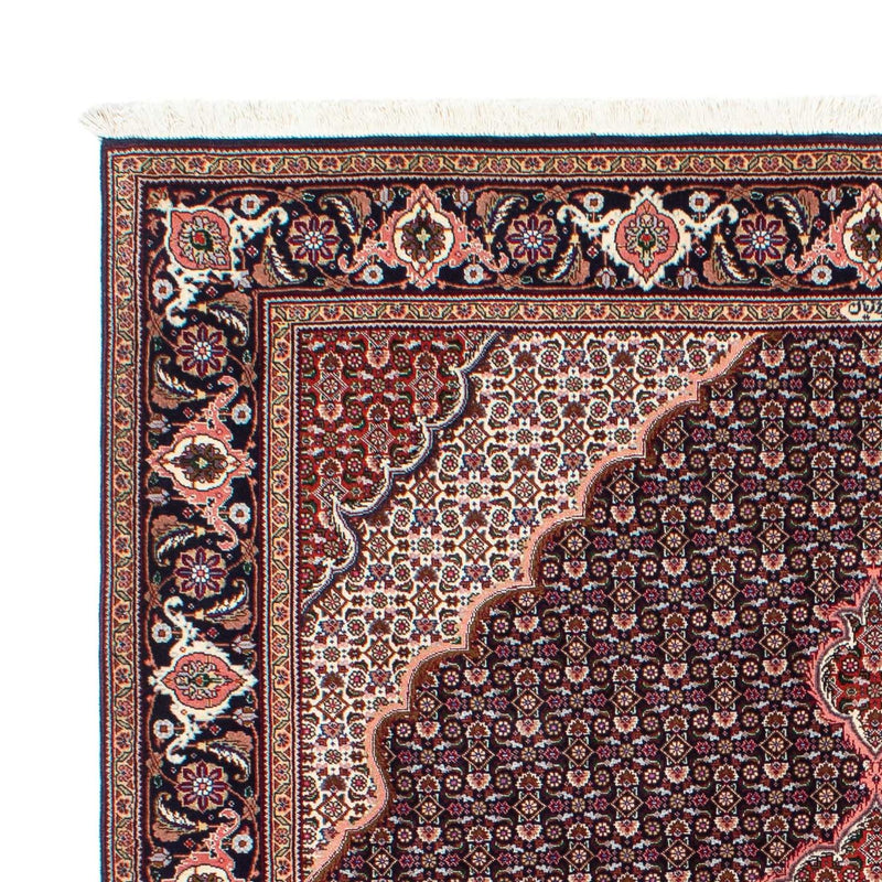 Tapis persan - Tabriz - 194 x 154 cm - marron clair