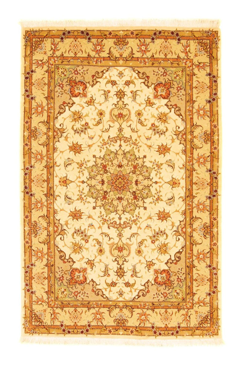 Tapis persan - Tabriz - Royal - 162 x 102 cm - beige