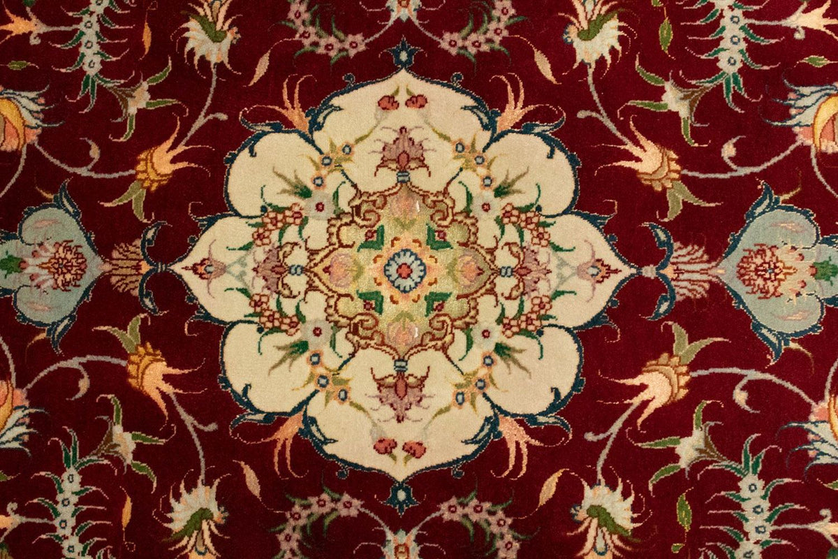 Tapis persan - Tabriz - Royal - 149 x 100 cm - rouge