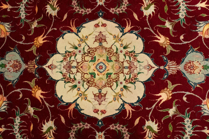 Tapis persan - Tabriz - Royal - 149 x 100 cm - rouge