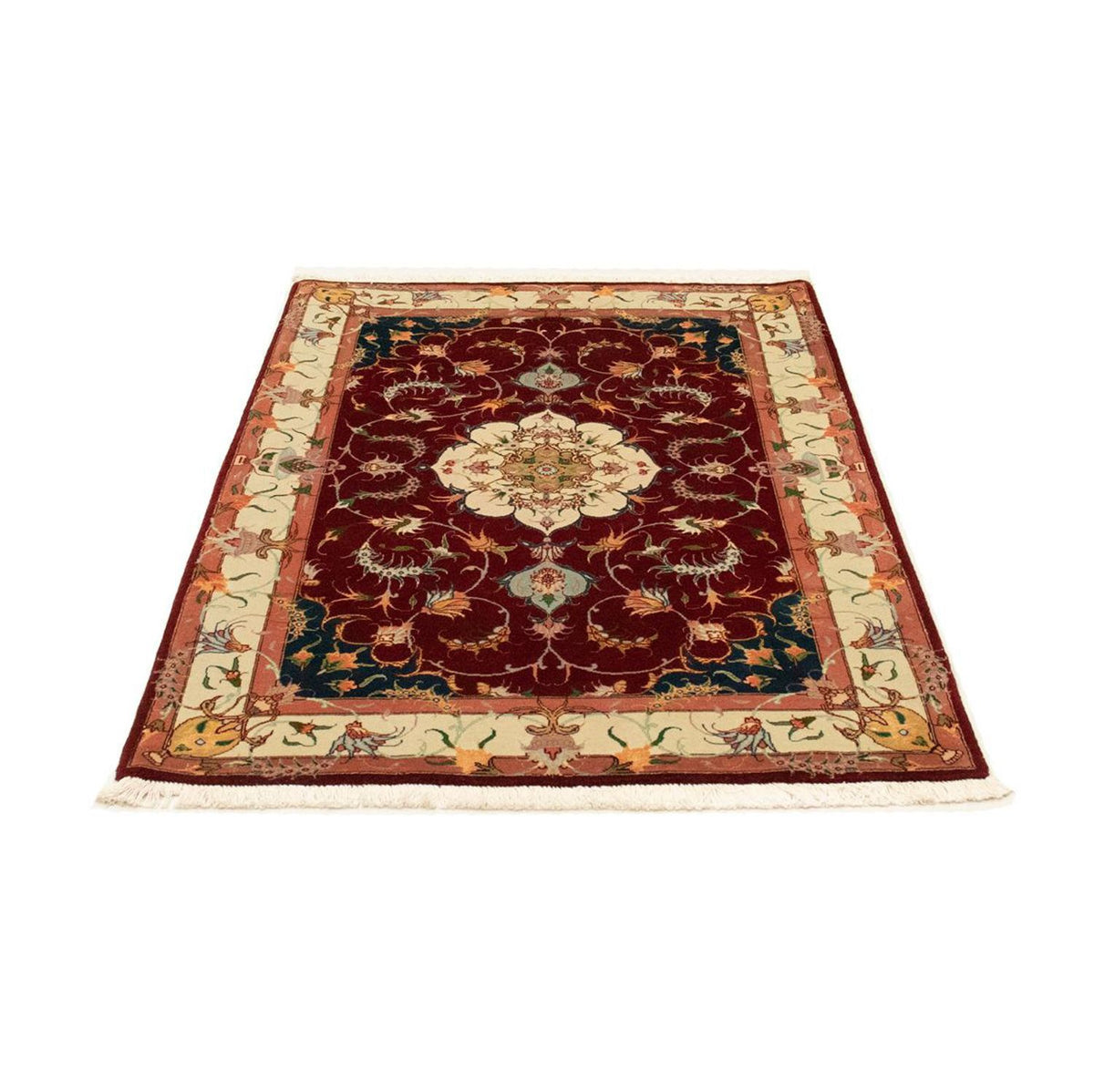 Tapis persan - Tabriz - Royal - 149 x 100 cm - rouge