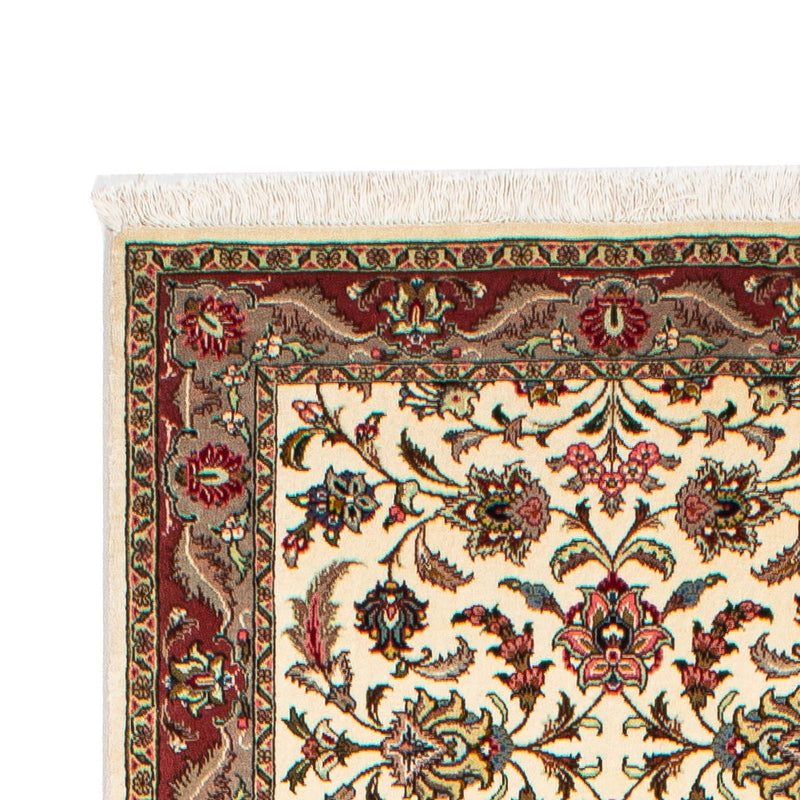 Tapis de couloir Tapis persan - Tabriz - Royal - 298 x 72 cm - beige