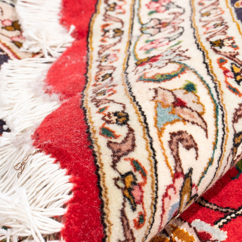 Tapis persan - Tabriz - Royal ronde  - 253 x 253 cm - rouge foncé