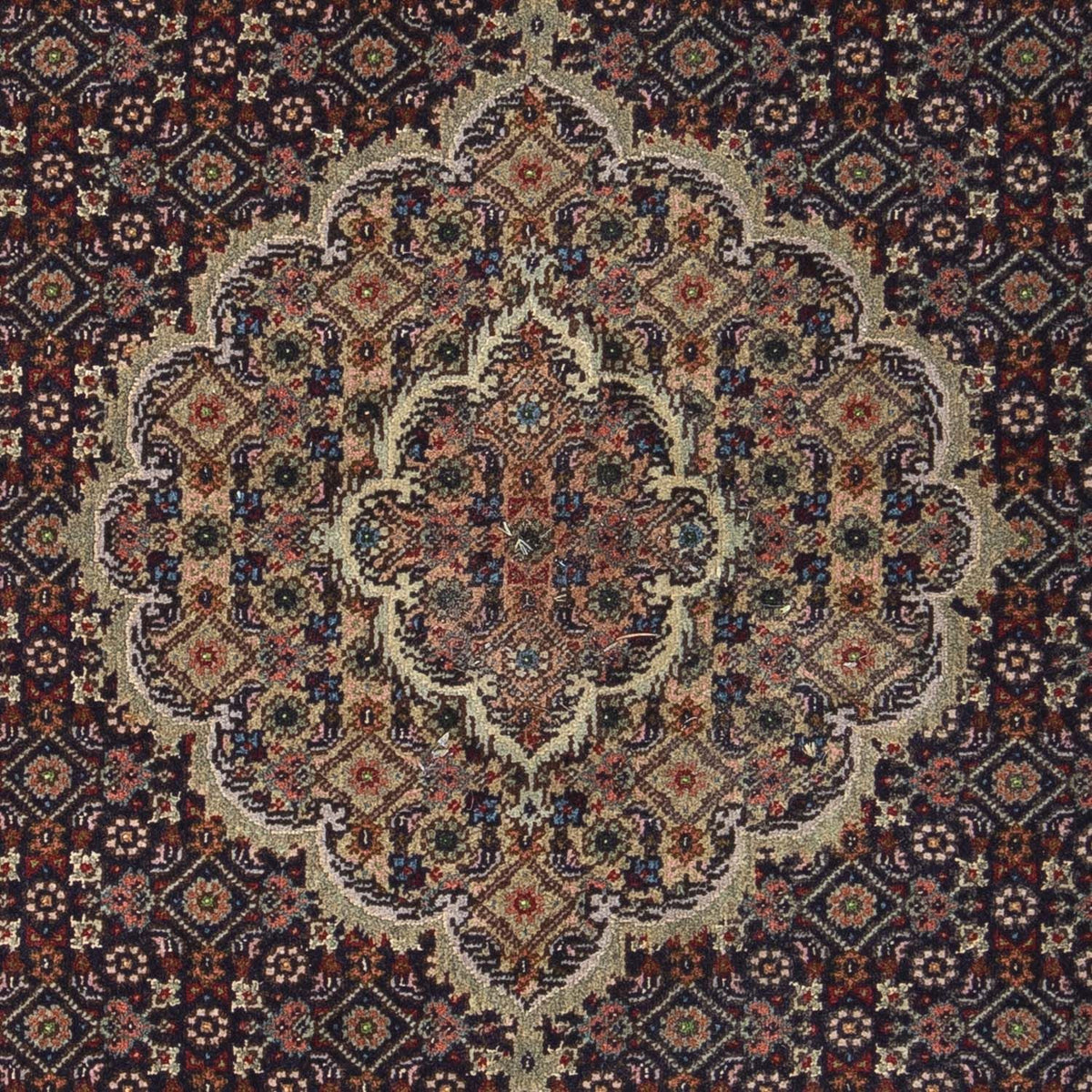 Tapis persan - Tabriz - Royal - 88 x 66 cm - bleu foncé