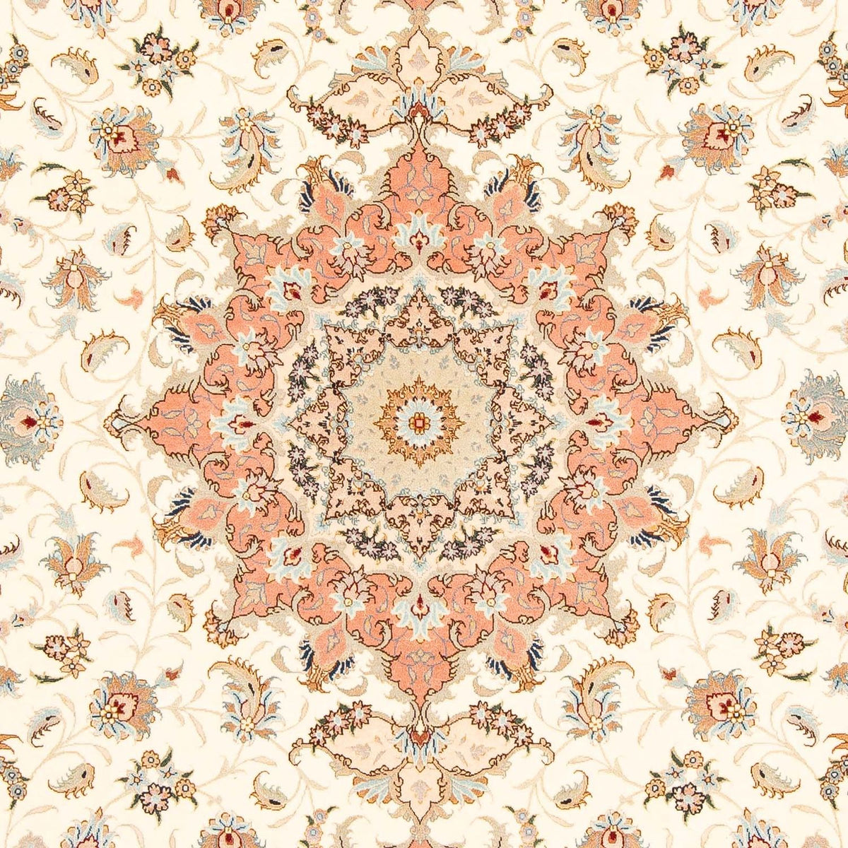 Tapis persan - Tabriz - Royal - 300 x 197 cm - beige