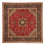 Tapis persan - Tabriz - Royal carré - 204 x 203 cm - rouge