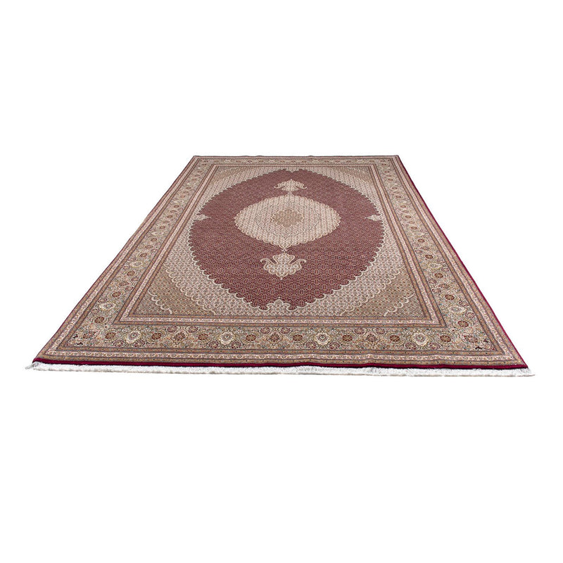 Tapis persan - Tabriz - 305 x 202 cm - rouge foncé