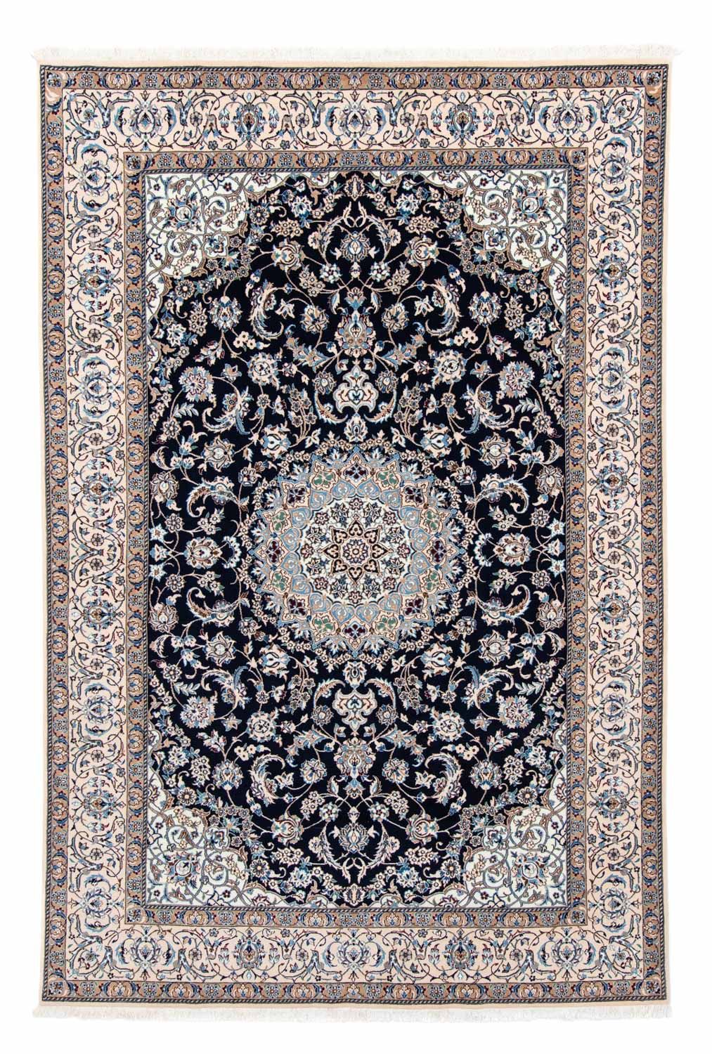 Tapis persan - Nain - Royal - 300 x 199 cm - noir