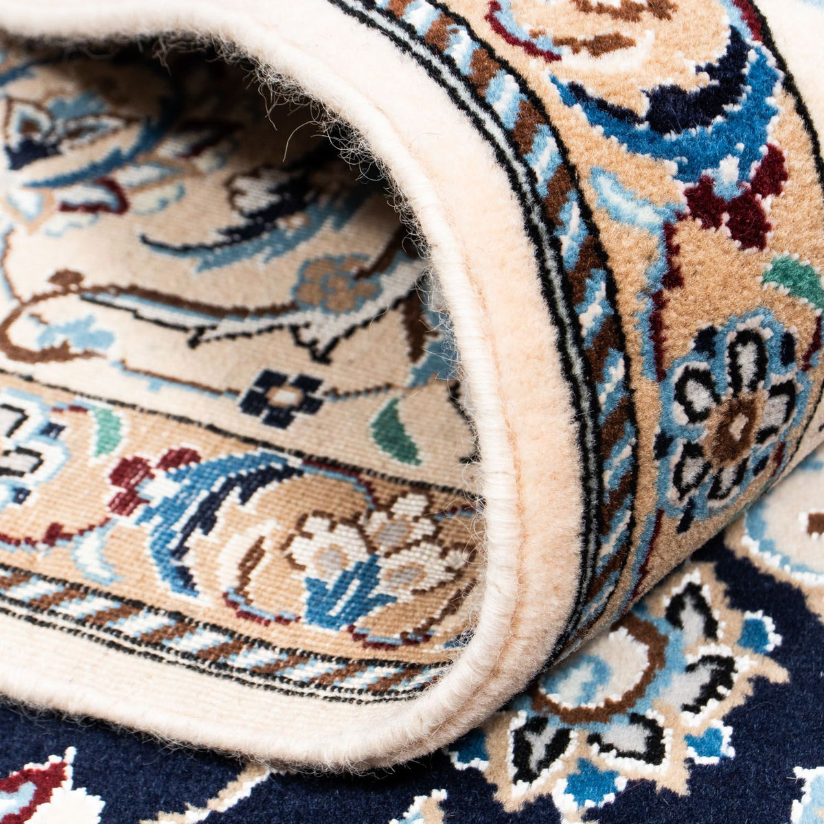 Tapis persan - Nain - Royal - 300 x 199 cm - noir