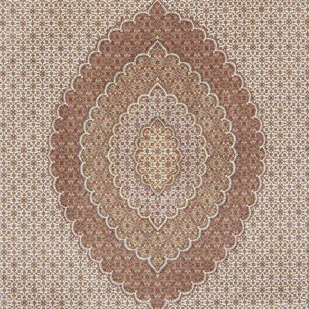 Tapis persan - Tabriz - 362 x 252 cm - marron clair