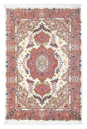 Tapis persan - Tabriz - Royal - 88 x 60 cm - beige