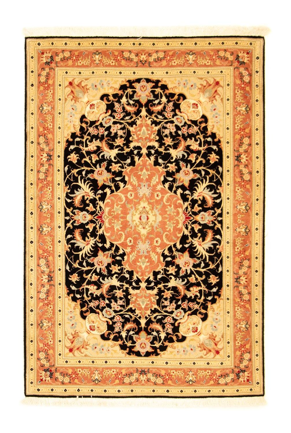 Tapis persan - Tabriz - Royal - 150 x 101 cm - noir