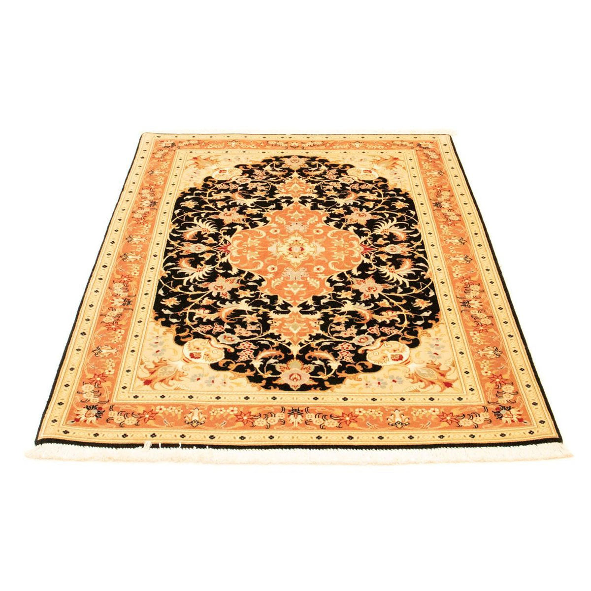 Tapis persan - Tabriz - Royal - 150 x 101 cm - noir
