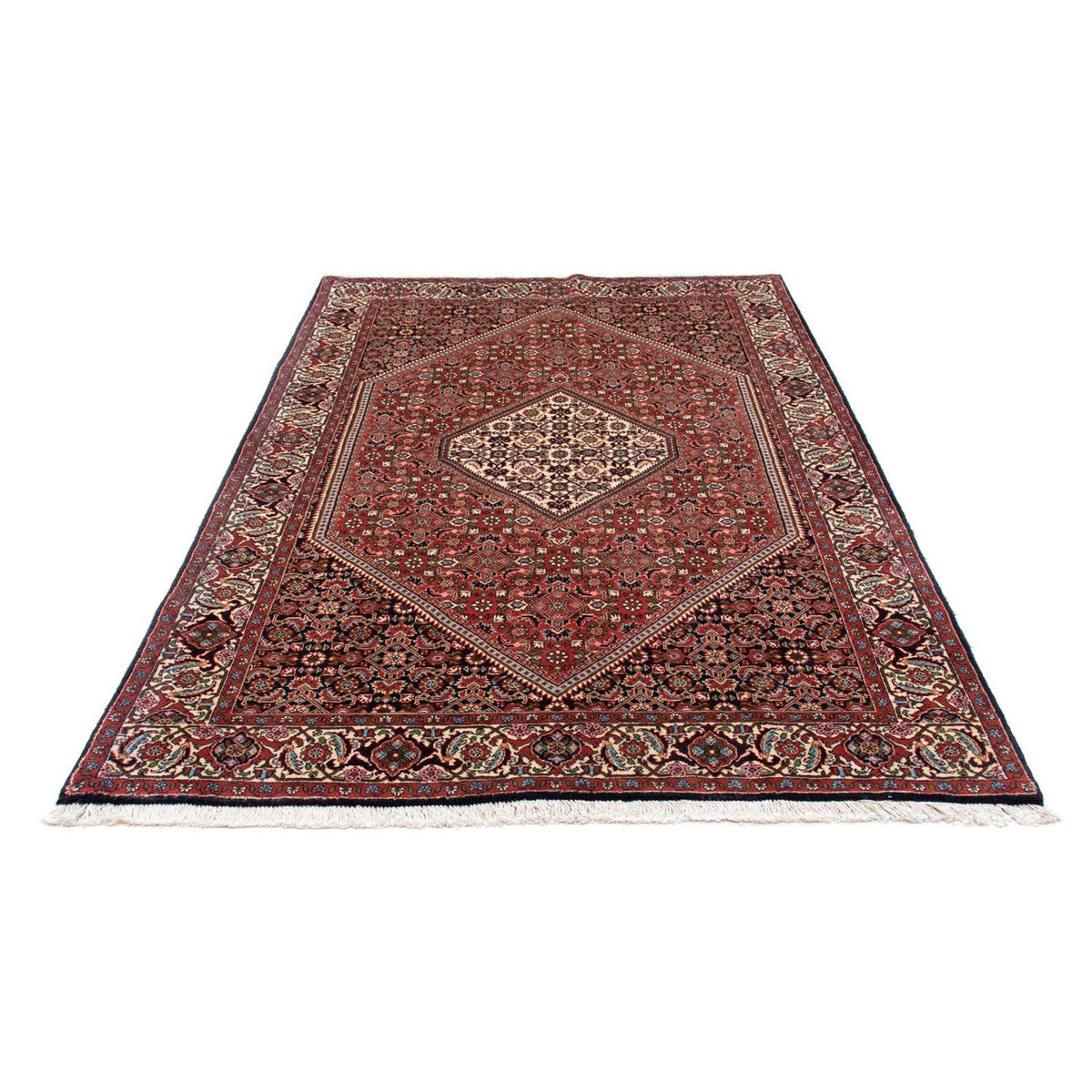 Tapis persan - Bidjar - 224 x 140 cm - rouge