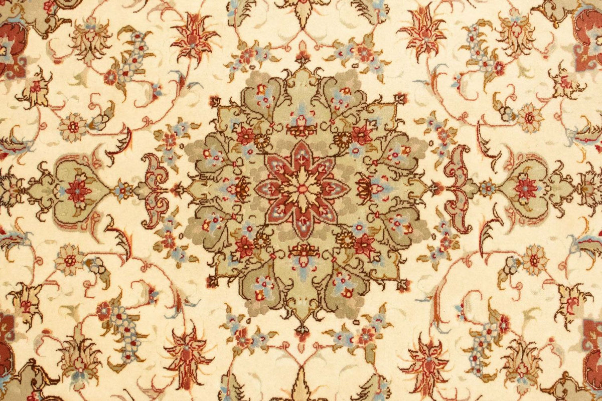 Tapis persan - Tabriz - Royal - 143 x 103 cm - beige